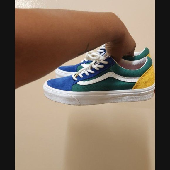 Colorful Vans Size 5 1/2Y - Picture 1 of 4
